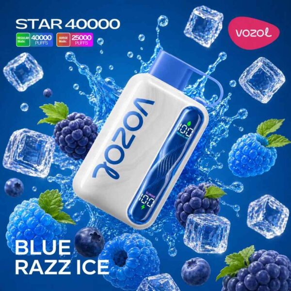 Vozol-Vape-Star-40000-Blue-Razz-Ice.jpg Vozol Star 40k - Blue Razz Ice